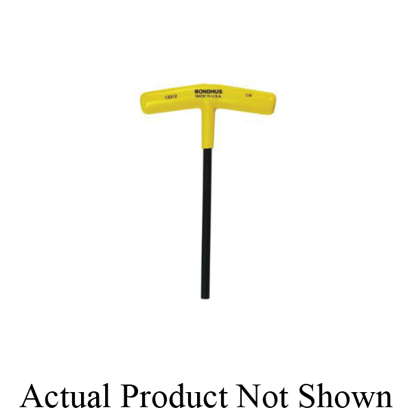 Bondhus 13311 Chamfered Hex Key, Ergonomic T-Handle Handle, Protanium High Torque Steel, ProGuard - Hex & Torx Keys